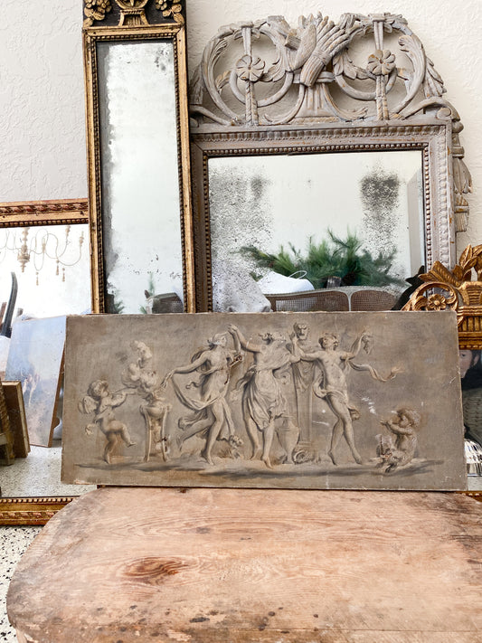 Antique Greek Muse Painting from France