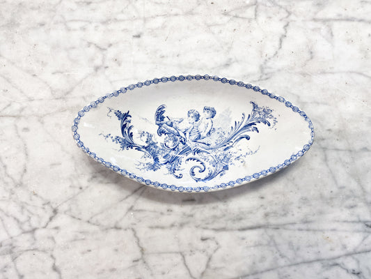 Antique French Cherub Dish