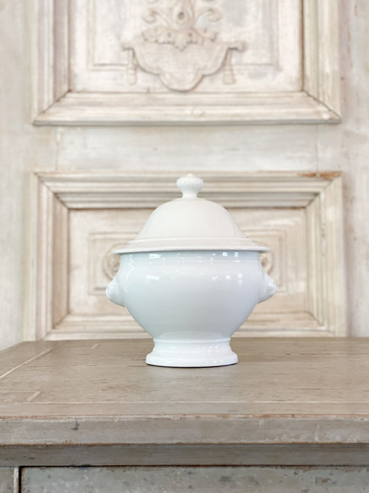 Vintage French Lion Tureen with Lid