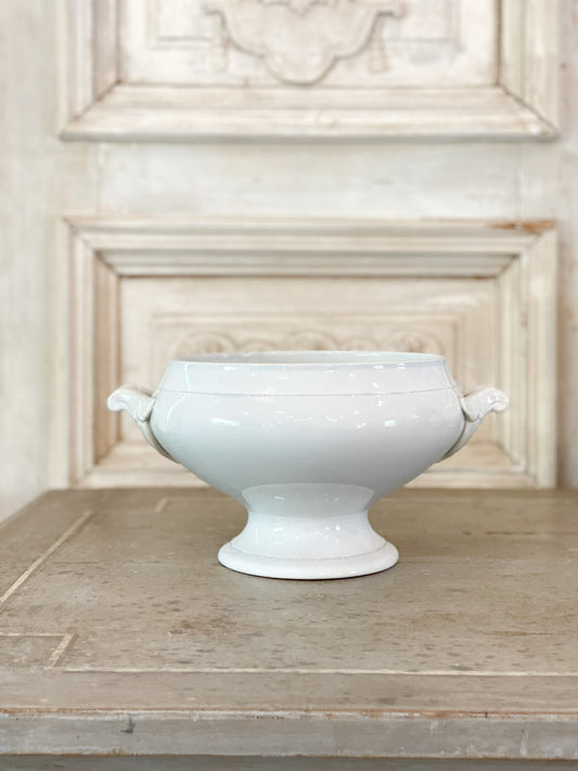 Vintage French White Tureen