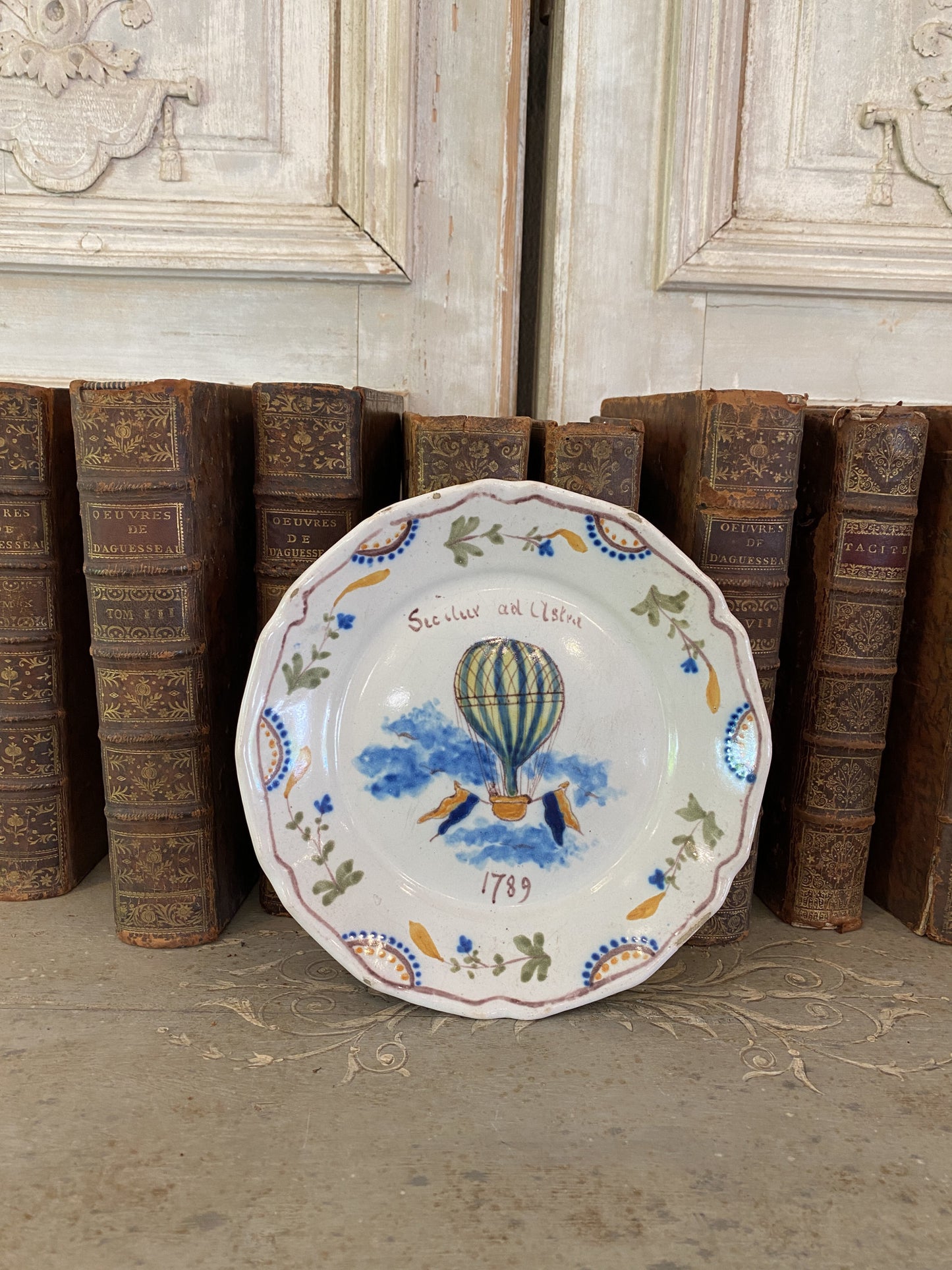 Antique Plate from a Village in the South of France