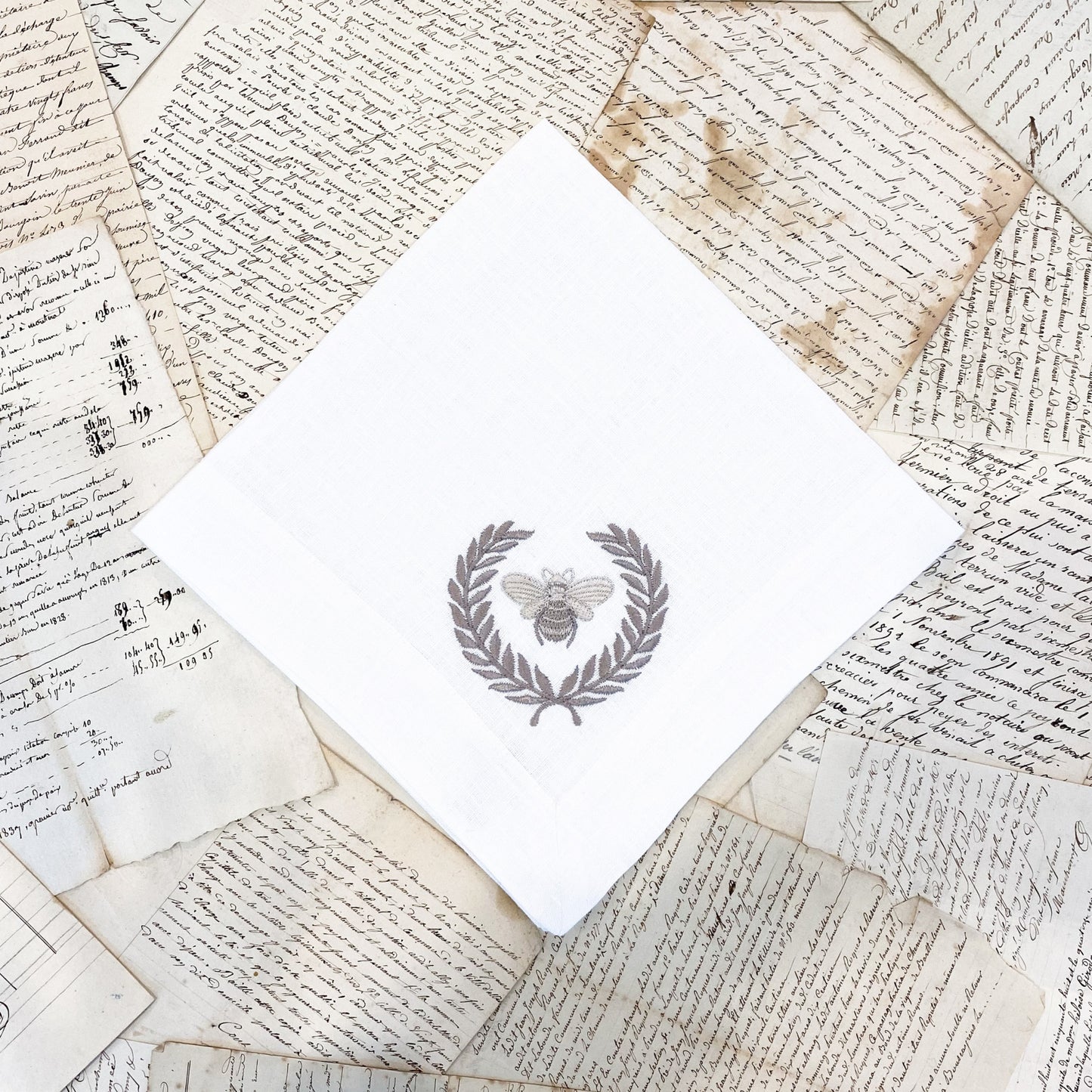 Napkin - Bumble Bee White