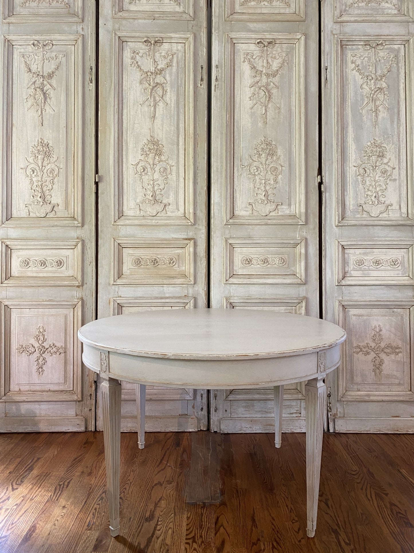 Antique Swedish Round Table 19th Century