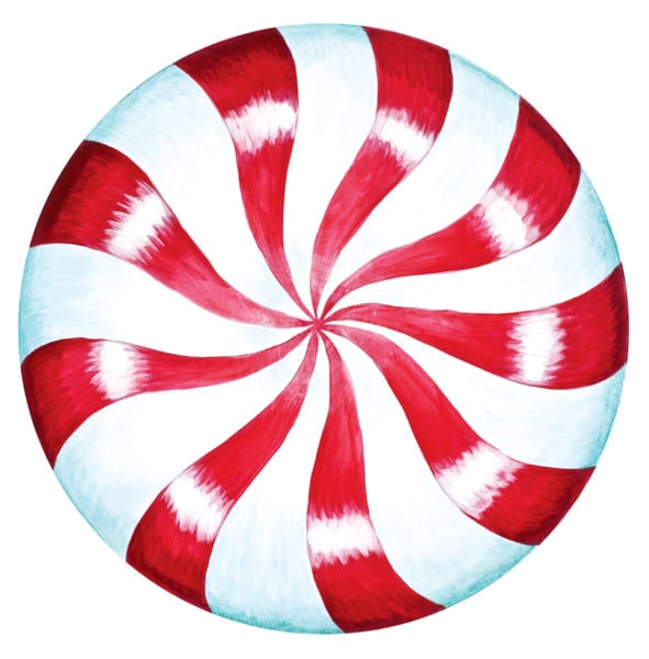 Paper Placemats - Peppermint (12 sheets)