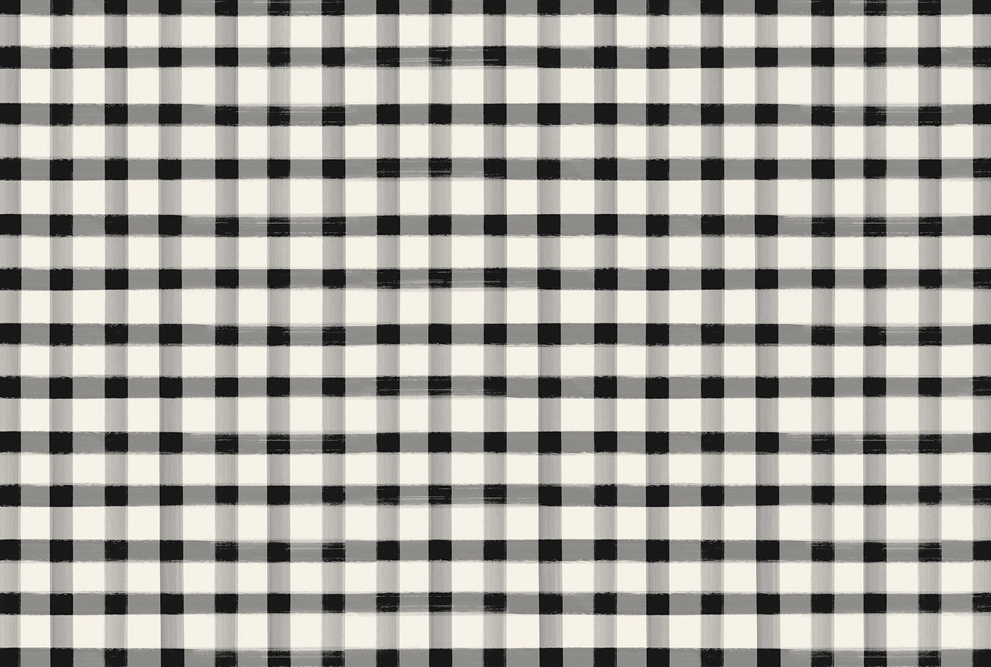 Paper Placemats - Painted Check Black (24 sheets)