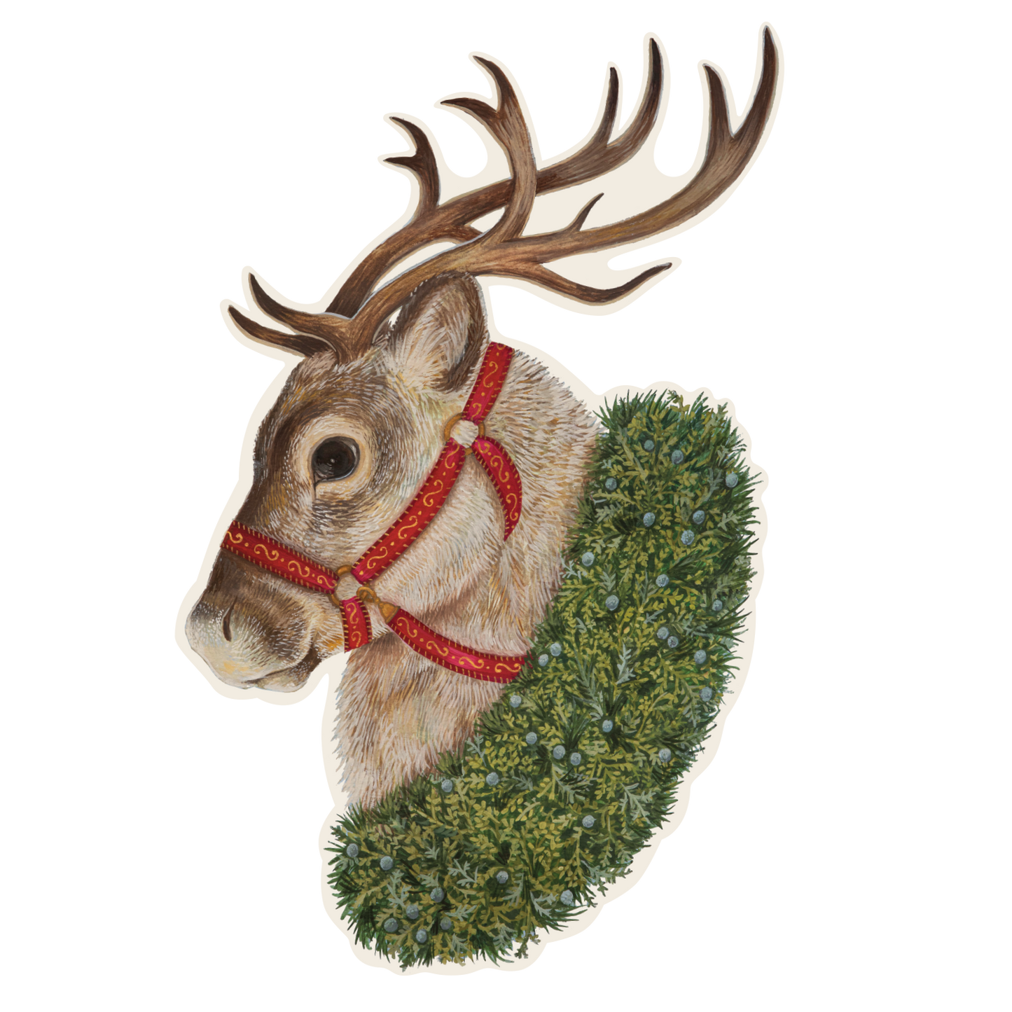 Paper Placemats - Reindeer (12 sheets)