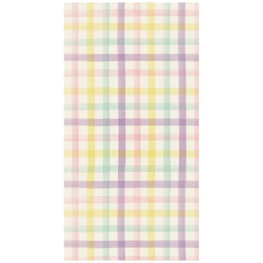 Paper Guest Napkins - Spring Plaid