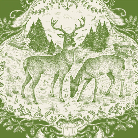 Paper Cocktail Napkins - Fable Toile