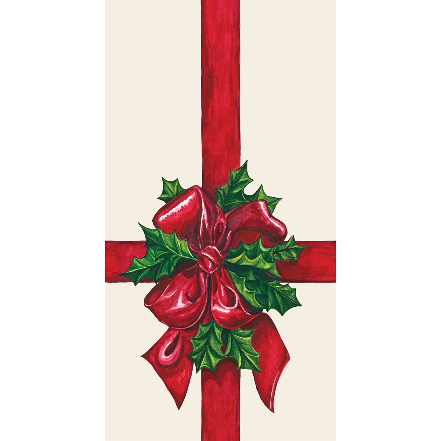 Paper Guest Napkins - Christmas Present