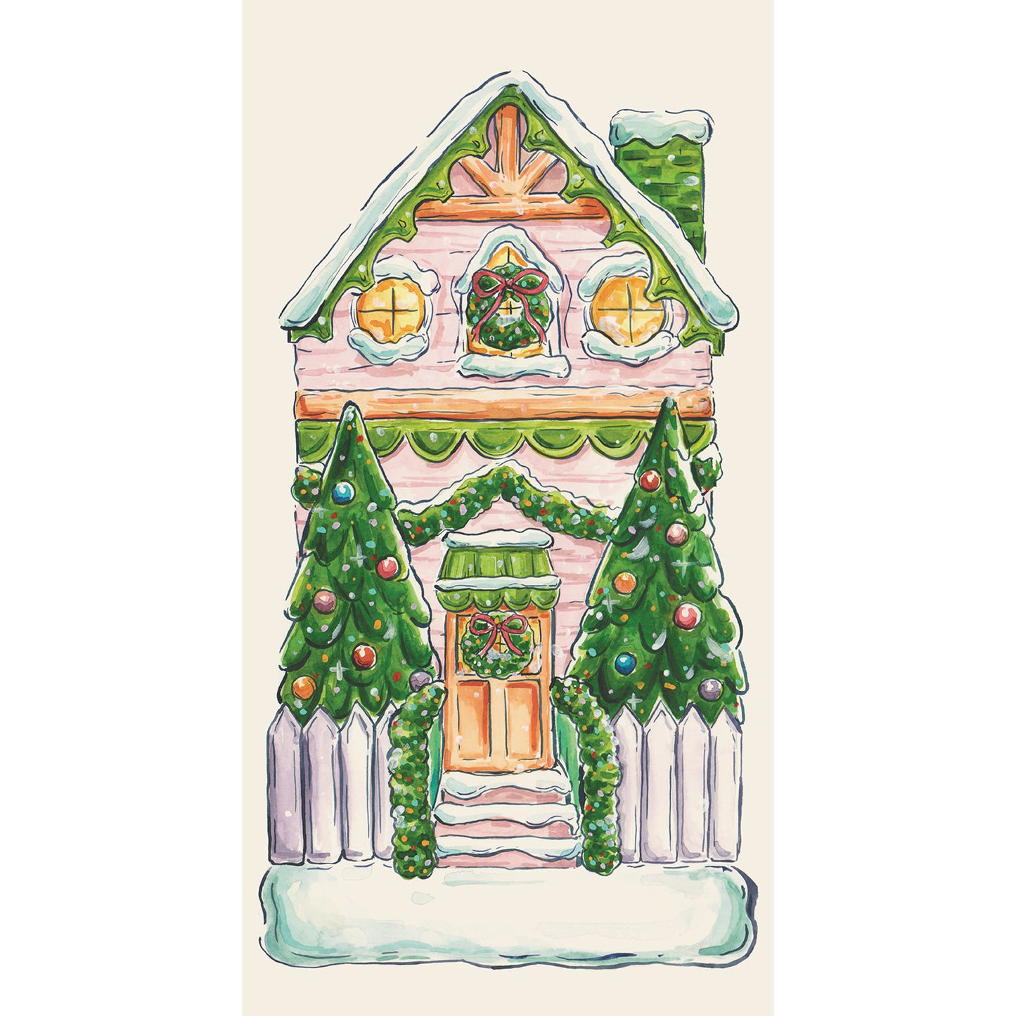 Paper Guest Napkins - Holiday Home