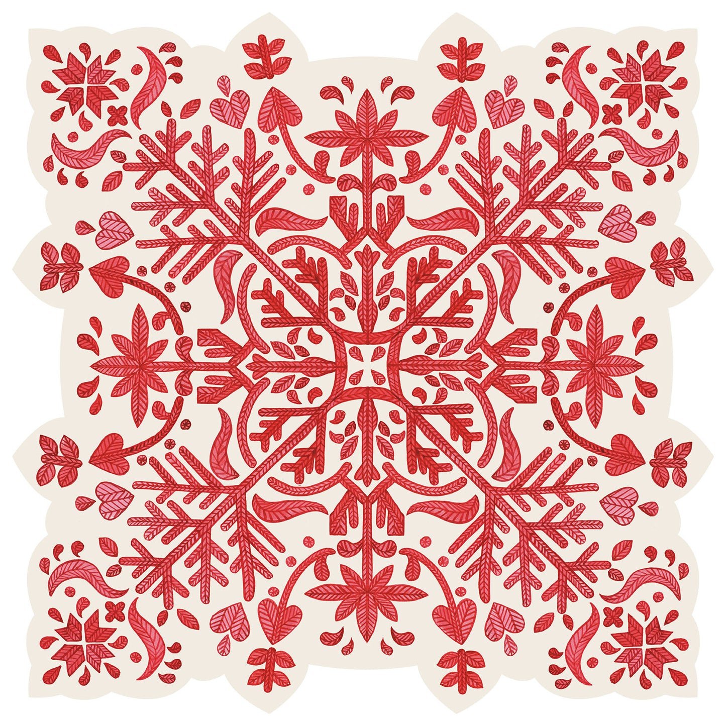 Paper Placemats - Fair Isle Snowflake (12 sheets)