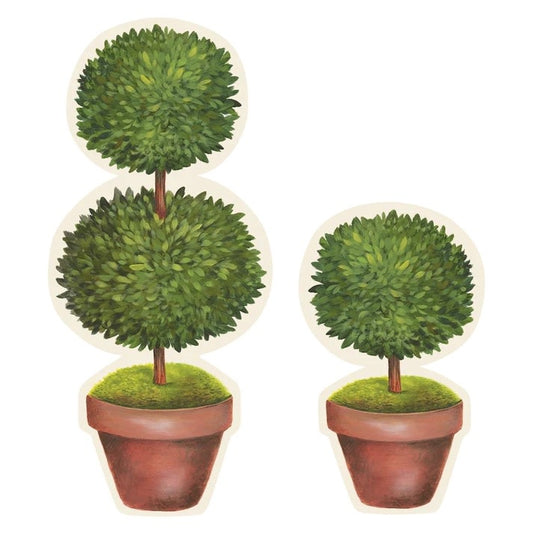 Paper Placemats - Topiary Pair (12 sheets)