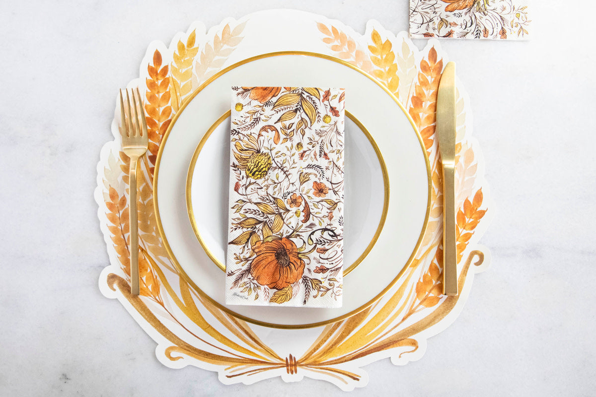 Paper Guest Napkins - Autumn Arrangement