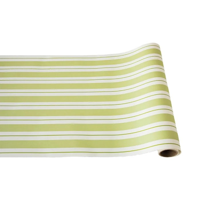 Paper Runner - Green Awning Stripe