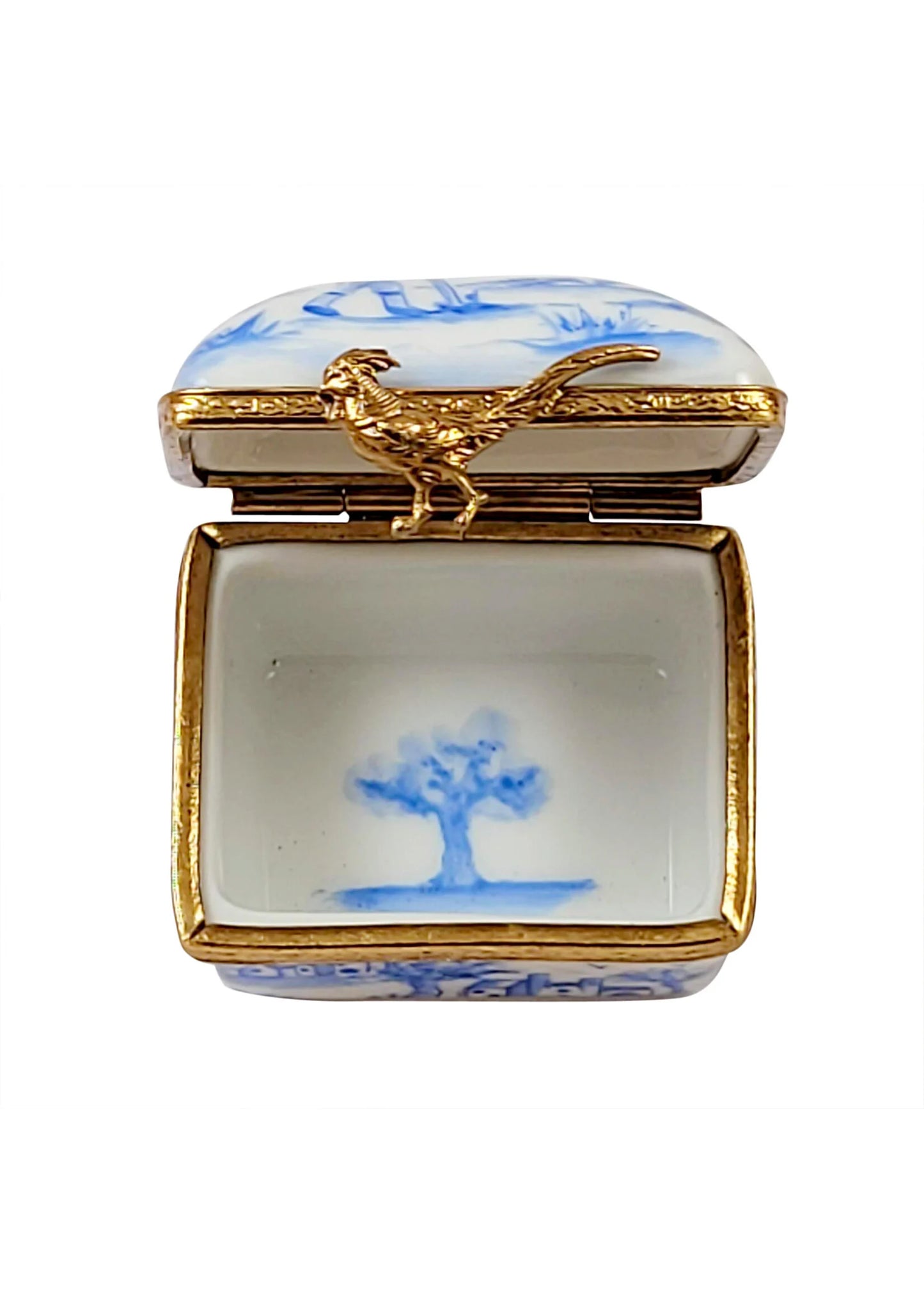 Limoges Porcelain - Blue Toile Box