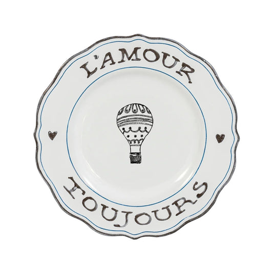 L'Amour Toujours Dessert/Salad Plate  (Set of 4)