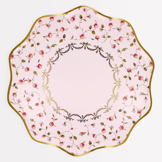 Paper Plates - Laduree Marie Antoinette Side