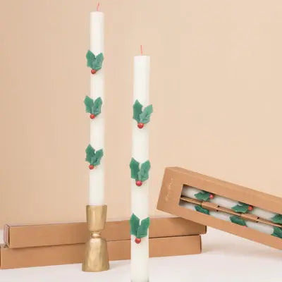 Taper Candle - Holly