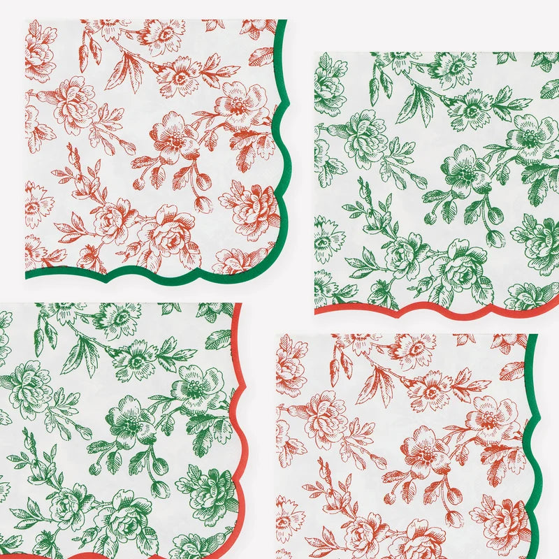 Paper Napkins - Toile de Jouy Large