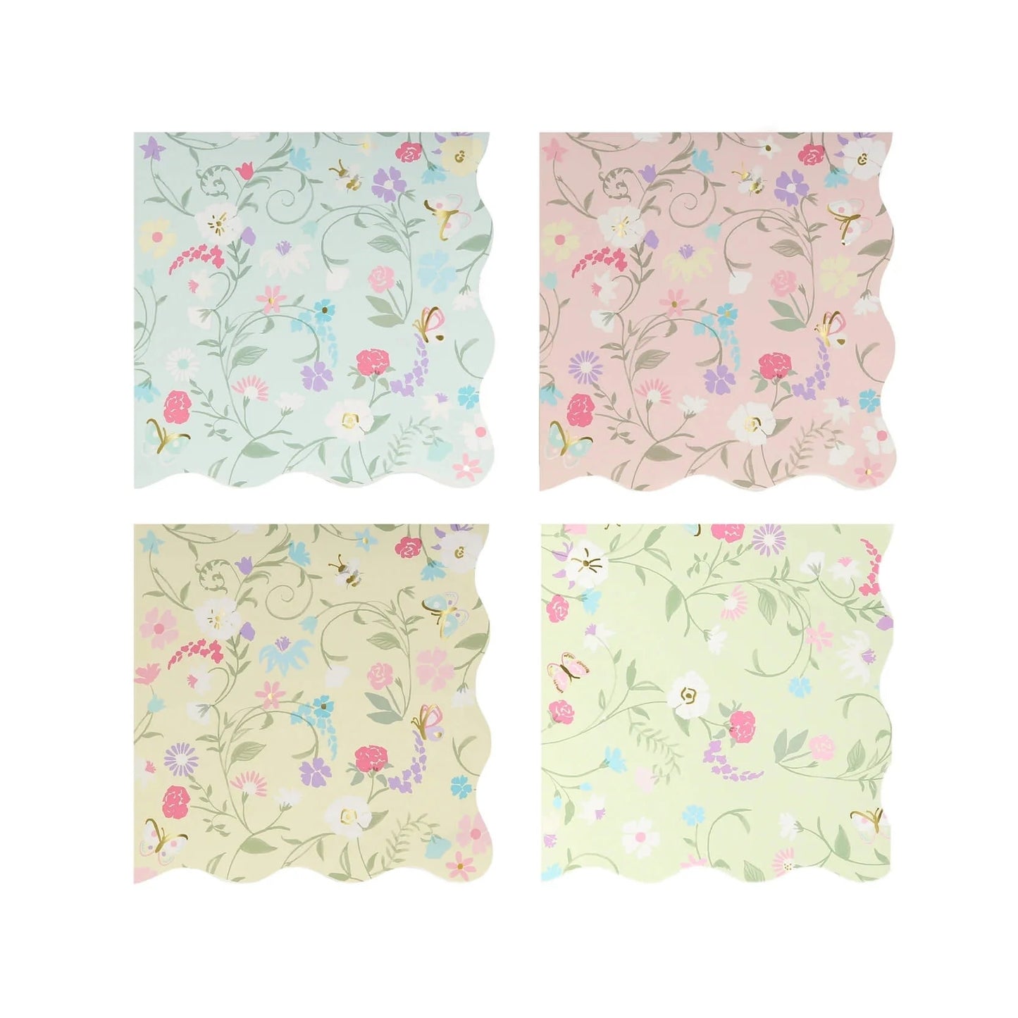 Paper Napkins - Laduree Paris Floral Small
