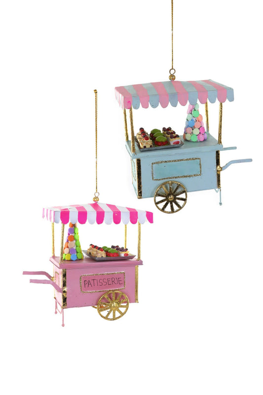Ornament - Patisserie Cart Blue