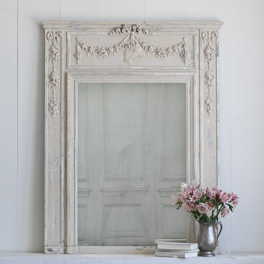 Antique Trumeau Mirror