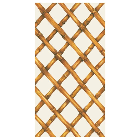 Paper Guest Napkins - Bamboo Lattice