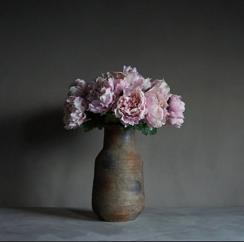 Floral Stem - Peony Rouge 24"