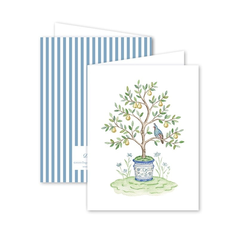 Card - Partridge Tree