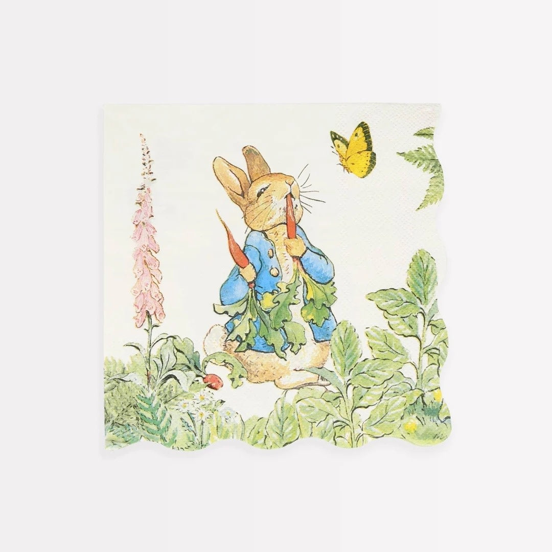 Peter Rabbit In The Garden - Paper Napkins Large