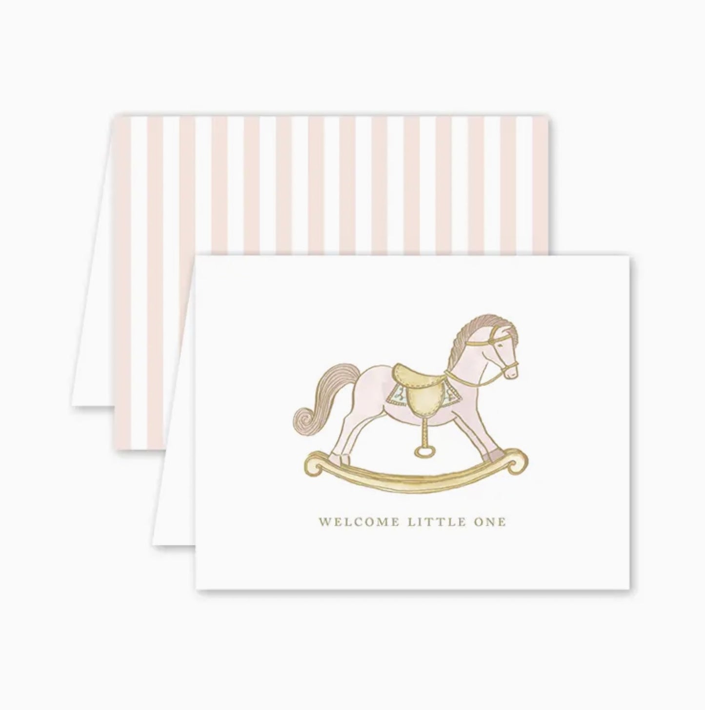 Card - Baby Petit Jouet Cheval Pink