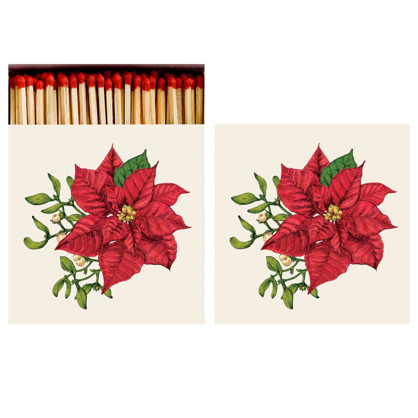Box of Matches - Poinsettia