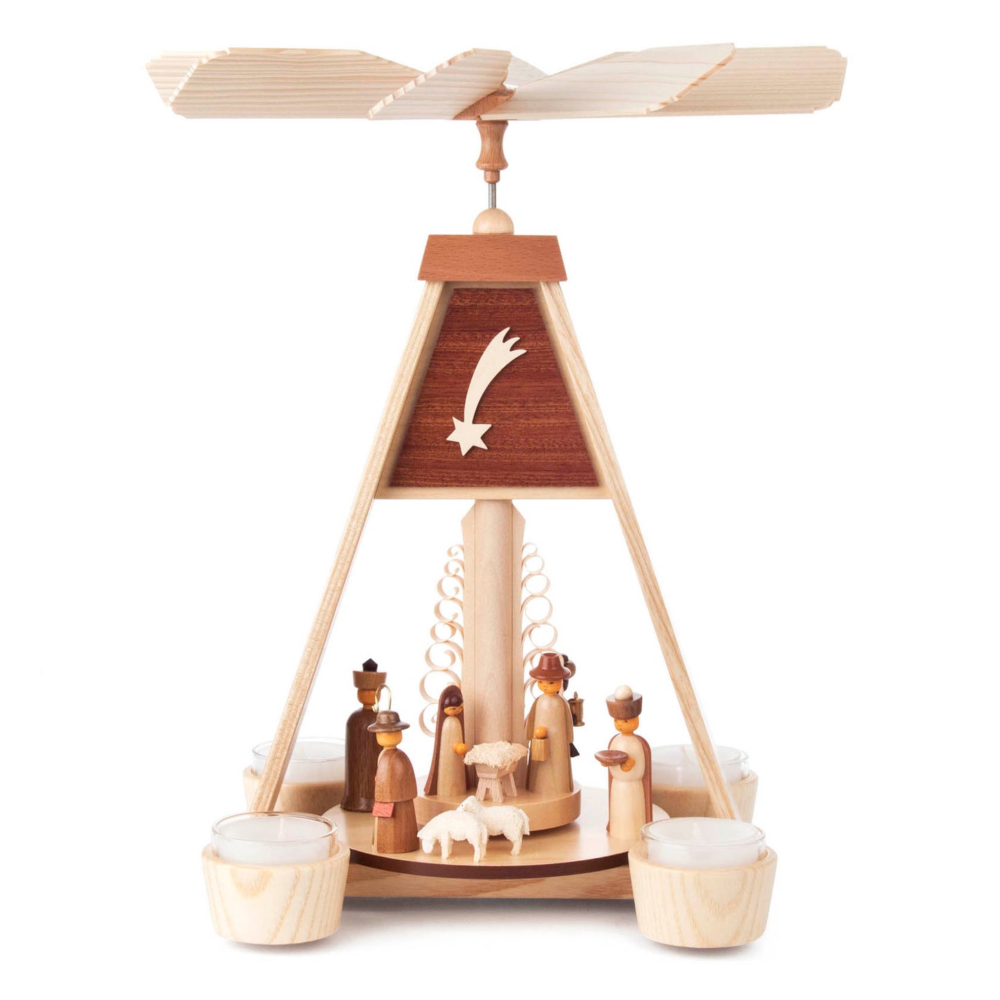 Pyramid - Nativity (tealight)