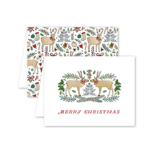 Card - Reindeer Pines