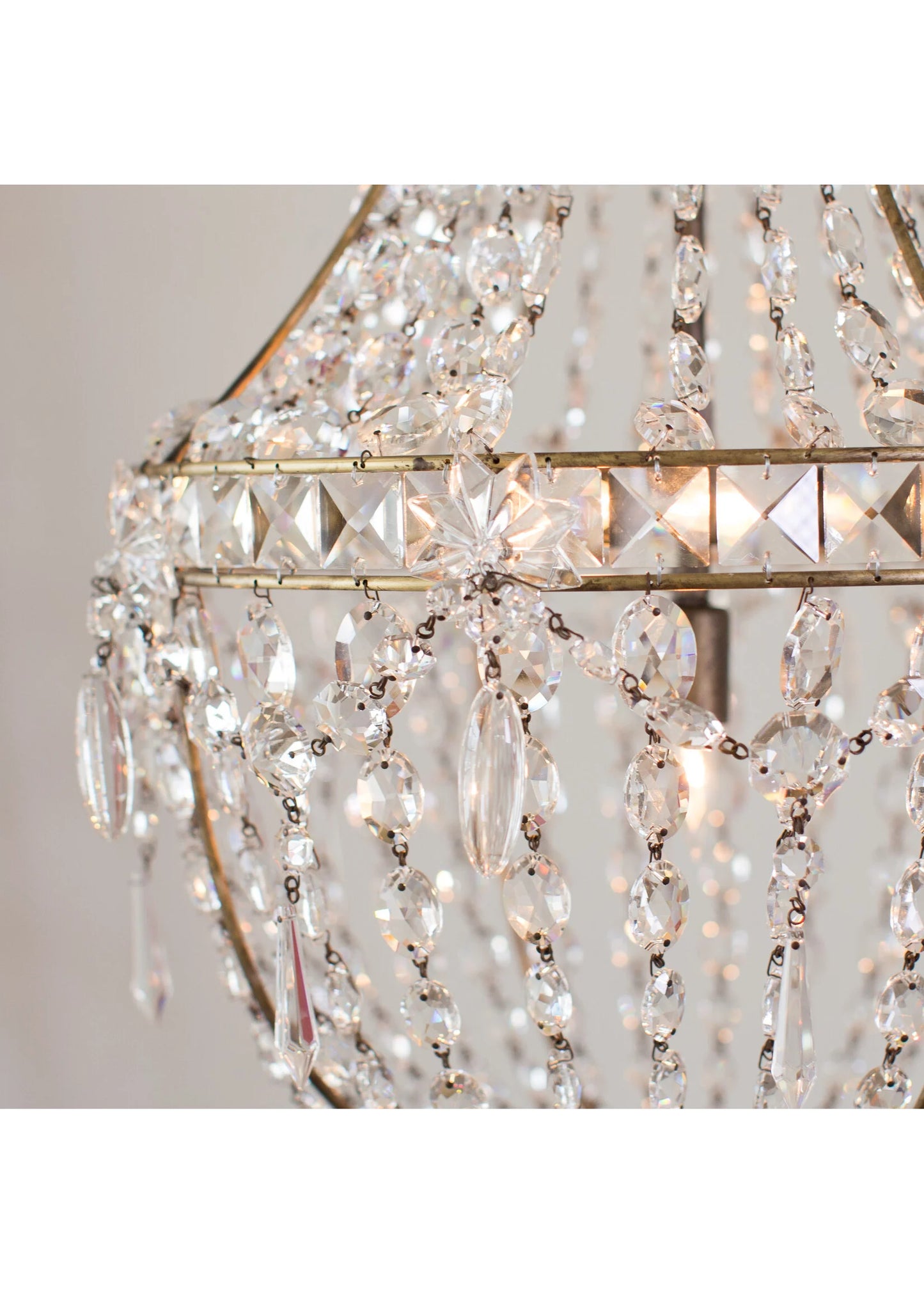 Rocca Chandelier in Burnished Iron Finish