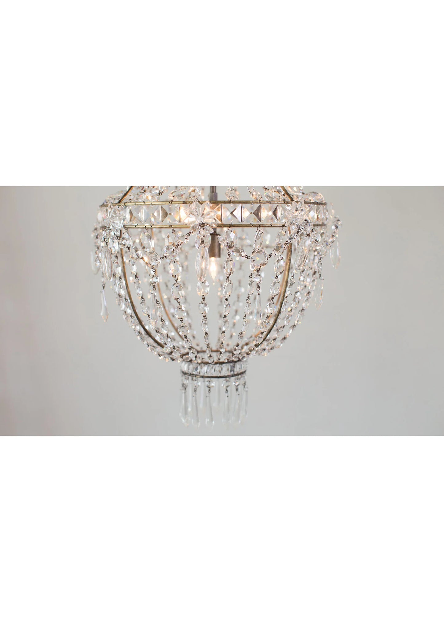Rocca Chandelier in Burnished Iron Finish