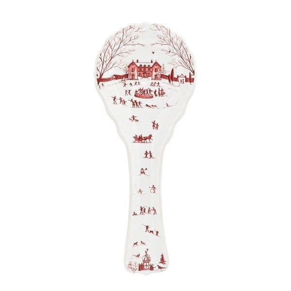 Country Estate Ruby - Winter Frolic Spoon Rest