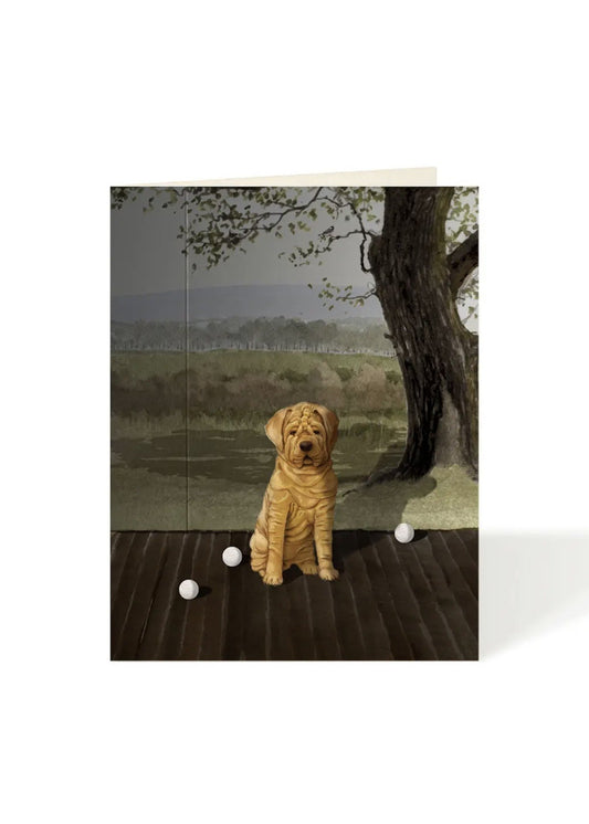 Card - Dog - Shar Pei