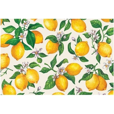 Paper Placemats - Lemons (24 sheets)