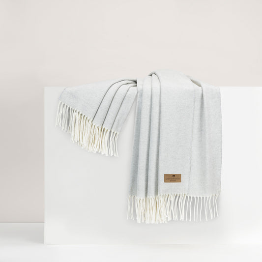 Throw - Italian Herringbone Silver