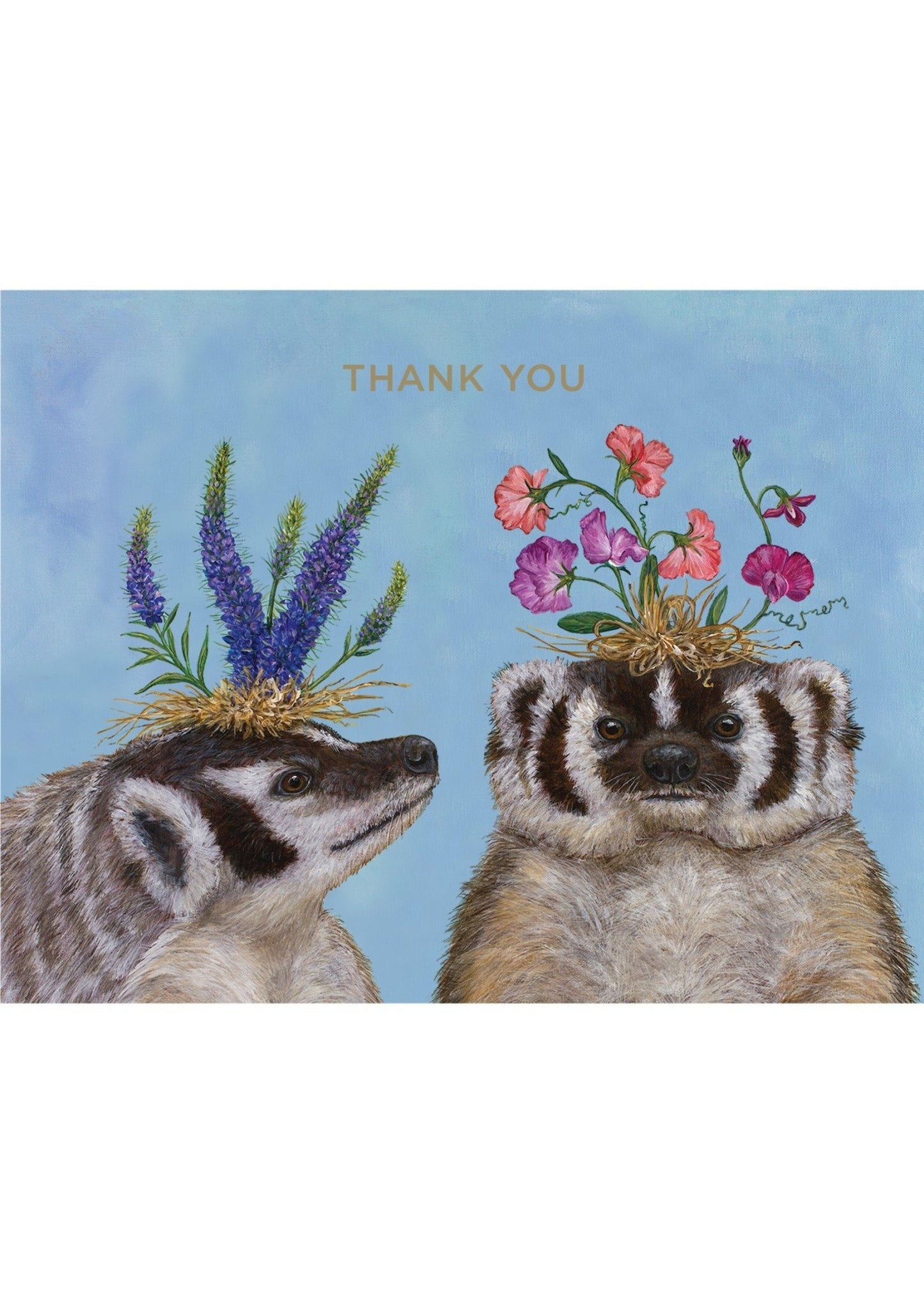 Card - Thank You Badger Sisters