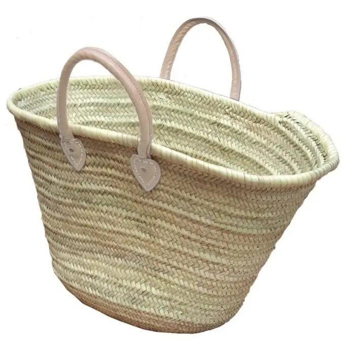 French Market Tote - The Toulouse - Beige Large