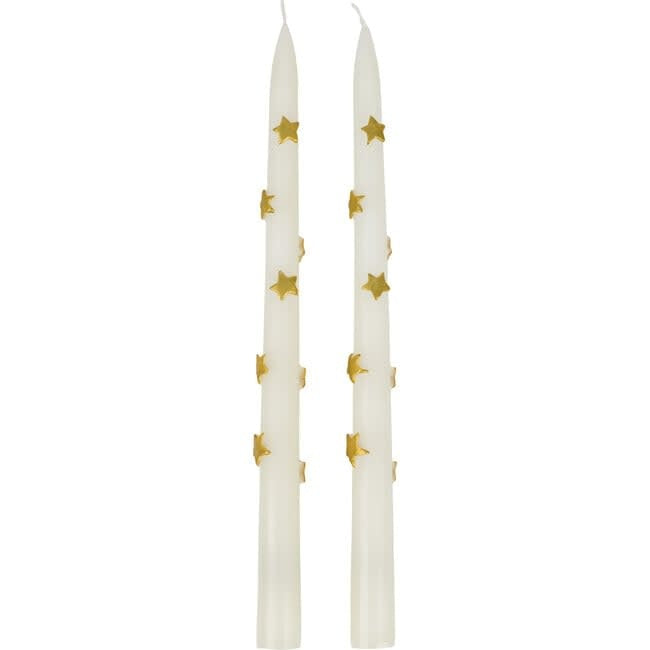 Taper Candle - Gold Star