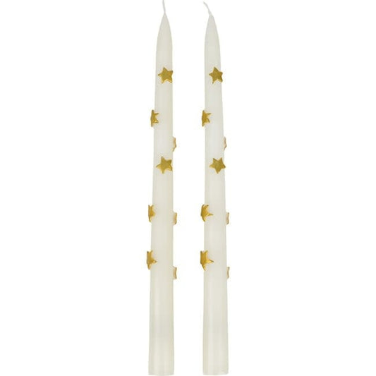 Taper Candle - Gold Star