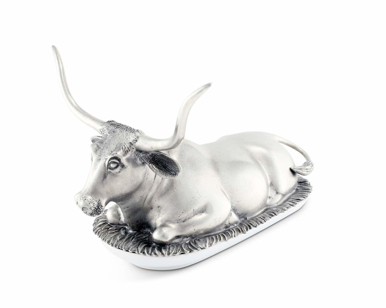 Butter Dish - Longhorn Steer