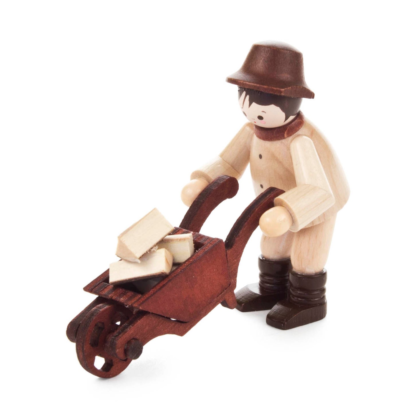 Lumberman with Wheelbarrow