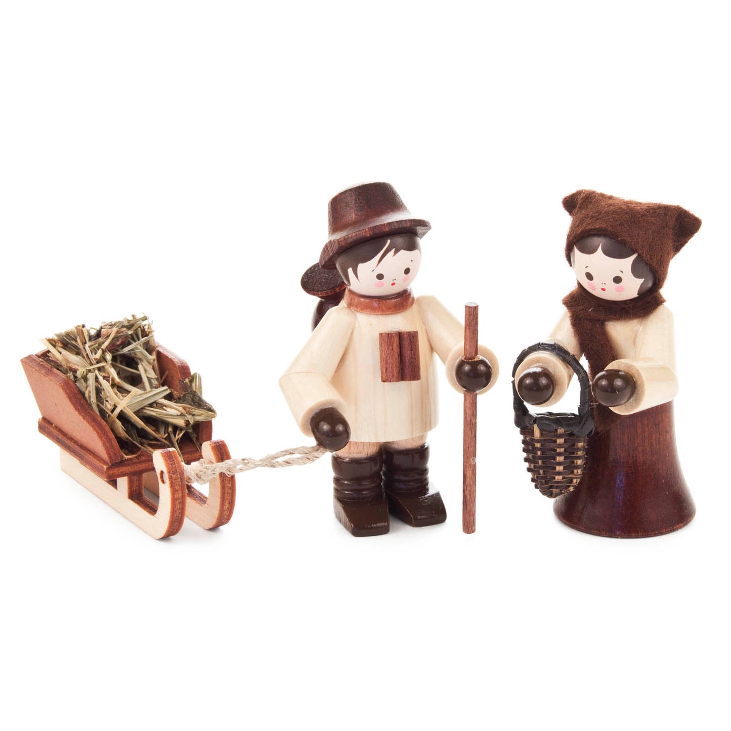 Couple Feeding Forest Animals