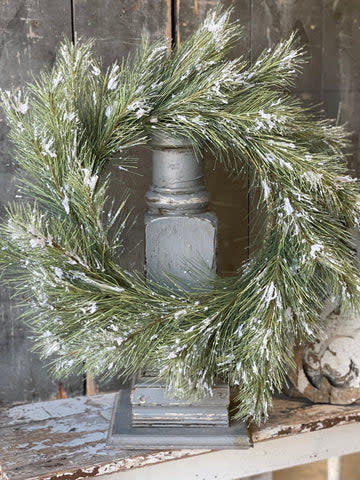 Wreath - Snowy Fir 24"