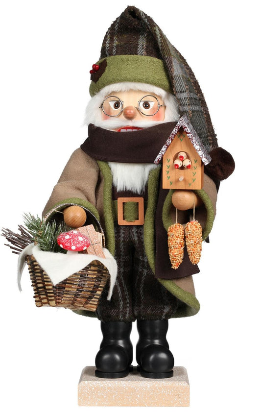 Nutcracker - Forest Santa with Bird House