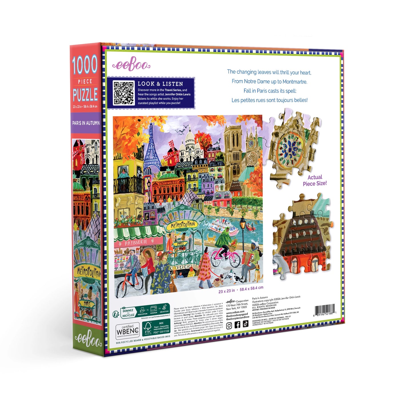 Puzzle - Paris in Autumn (1000 pieces)